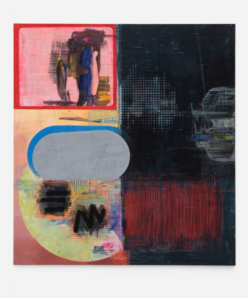 Cul de Sac?, 2020, Acryl, Papier und Leinwand, 250x230 cm, Marcus Oehlen, (c) Bärbel Grässlin